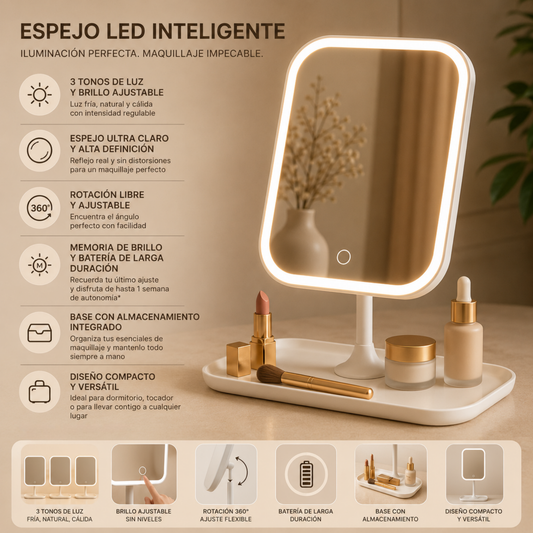 Espejo LED Inteligente
